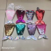 Coin purse, plush mermaid tail, mermaid sequined shoulder bag, coin purse, mermaid tail wallet, single-shoulder bag details Picture